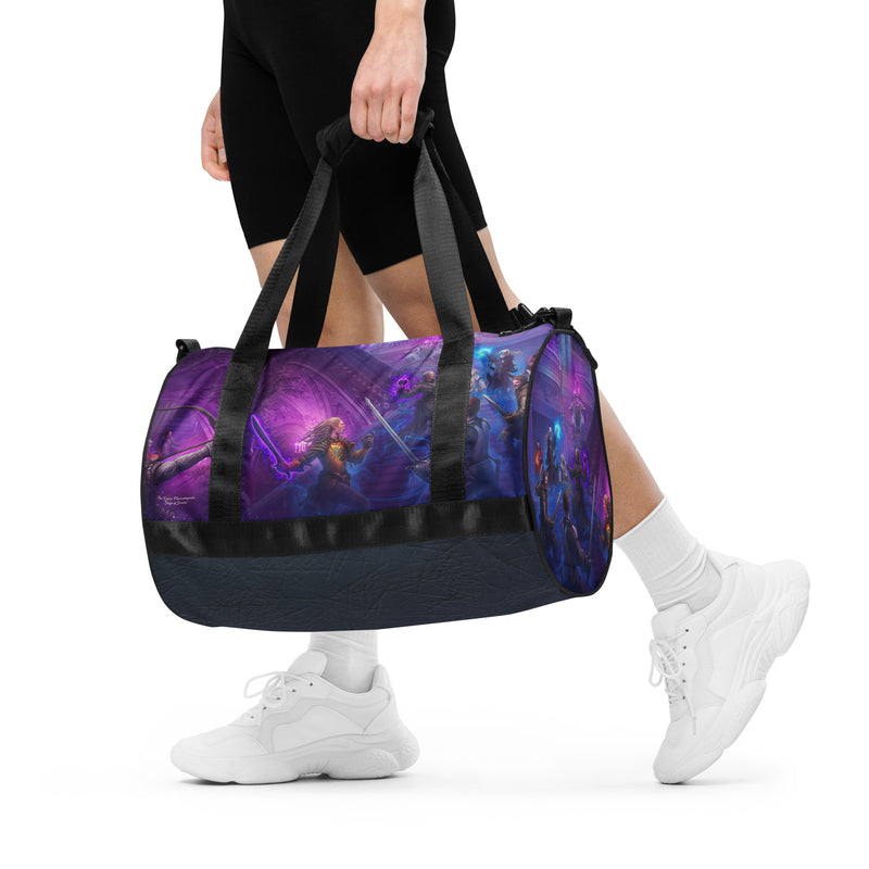 The Dark Necromancer All-over print gym bag